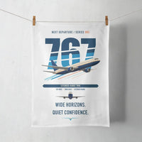 Thumbnail for Boeing 767-300ER design on white towel