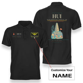 Phu Bai International Airport (HUI) Premium Polo T-Shirts