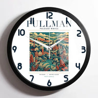 Thumbnail for PULLMAN - Poster - Wall Clock Framed - White