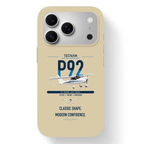 Thumbnail for Tecnam P92 Echo MkII design on beige magsafe iphone case, for iPhone 17 Pro