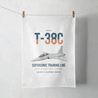 Thumbnail for T-38C Talon design on white towel
