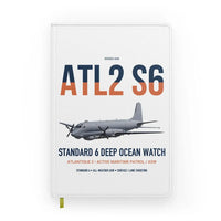 Thumbnail for Atlantique 2 Standard 6 design on white notebook
