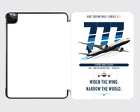 Thumbnail for Boeing 777-9 design on white ipad tablet case