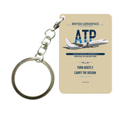 Thumbnail for British Aerospace ATP Key Chain design on beige key chain