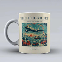 Thumbnail for VINTAGE G4119 - The Polar Jet - Ceramic Mug design on beige