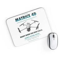 Thumbnail for DJI Matrice 4D design on white rectangle mouse pad