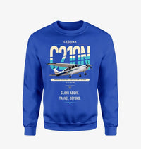 Thumbnail for Cessna T210N Centurion design on blue sweatshirt
