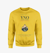 Thumbnail for Vilnius Airport (VNO) design on yellow sweatshirt