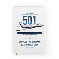 Thumbnail for Cessna 501 Citation I SP design on white notebook