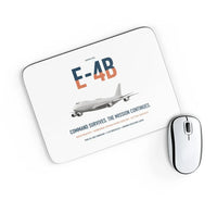 Thumbnail for E-4B Nightwatch design on white rectangle mouse pad