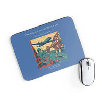 Thumbnail for VINTAGE G4482 - The Bridge Inspection Pass - Designed Mouse Pads design on blue rectangle