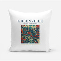 Thumbnail for GREENVILLE - Poster - Pillow - White