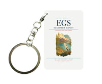 Thumbnail for Egilsstaðir Airport (EGS) design on white key chain