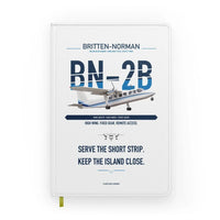 Thumbnail for Britten-Norman BN-2B-26 Islander design on white notebook