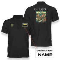 Thumbnail for KALISPELL - Poster - Double-Side Polo - Black + Name