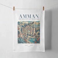 Thumbnail for AMMAN - Poster - Towel - White