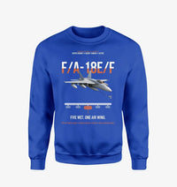 Thumbnail for F A-18E F Buddy Tanker design on blue sweatshirt