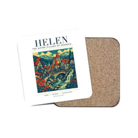 Thumbnail for HELEN - Poster - Coaster - White