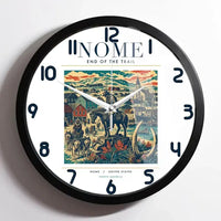 Thumbnail for NOME - Poster - Wall Clock Framed - White