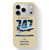 Thumbnail for Boeing 747SP design on beige magsafe iphone case
