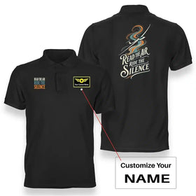 Read The Air Ride The Silence Premium Polo T-Shirts