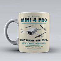Thumbnail for Mini 4 Pro Mug design on beige dji