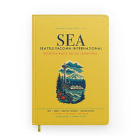 Thumbnail for Seattle-Tacoma International Airport (SEA) design on yellow notebook