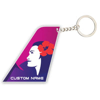 Thumbnail for Customisable Hawaiian Airlines Key Chain - view 2