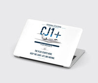 Thumbnail for Cessna Citation CJ1+ design on white MacBook case