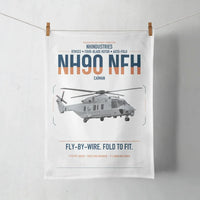 Thumbnail for NHIndustries NH90 NFH Caïman design on white towel