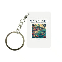 Thumbnail for MAAFUSHI - Poster - Key Chain - White