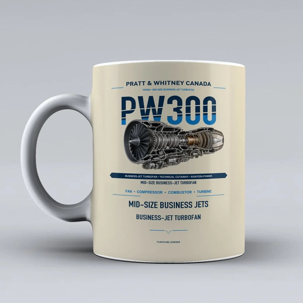 Mug design on beige pw300