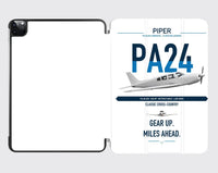 Thumbnail for Piper PA-24-250 Comanche 250 design on white ipad tablet case