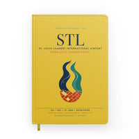 Thumbnail for St. Louis Lambert International Airport (STL) design on yellow notebook