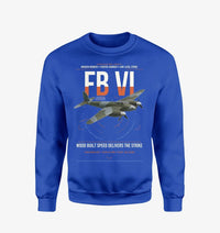 Thumbnail for de Havilland Mosquito FB VI design on blue sweatshirt