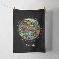 Thumbnail for FAKFAK - Badge - Towel - Black
