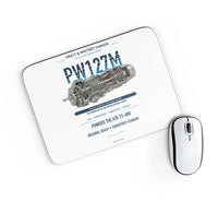 Thumbnail for PW127M design on white rectangle mouse pad