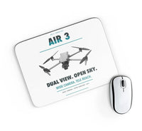 Thumbnail for DJI Air 3 design on white rectangle mouse pad