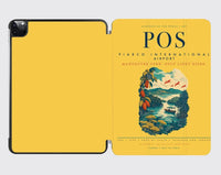 Thumbnail for Piarco International Airport (POS) design on yellow ipad tablet case