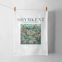 Thumbnail for SHYMKENT - Poster - Towel - White