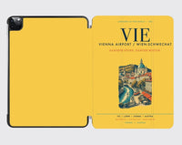 Thumbnail for Vienna Airport (VIE) design on yellow ipad tablet case