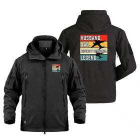 Husband & Dad & Aircraft Mechanic & Legend Military Jackets