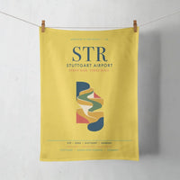 Thumbnail for Stuttgart Airport (STR) design on yellow towel