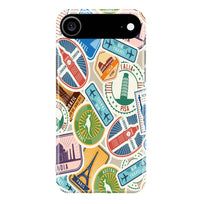 Thumbnail for Travel Icons iPhone Case - view 2
