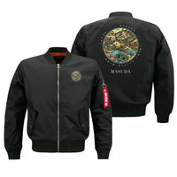 Thumbnail for MASUDA - Badge - Bomber Jacket - Black