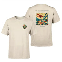 Thumbnail for VINTAGE G4412 - The Catalog Delivery Day - Double-Side T-Shirt design on beige double side t shirt