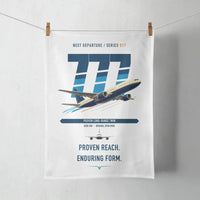 Thumbnail for Boeing 777-200ER design on white towel