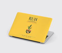 Thumbnail for King Khalid International Airport (RUH) design on yellow MacBook case