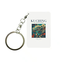 Thumbnail for KUCHING - Poster - Key Chain - White
