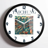 Thumbnail for TAICHUNG - Poster - Wall Clock Framed - White